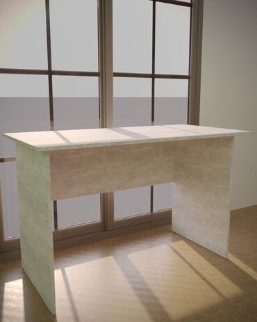 стол качественный: Офисный Стол, цвет - Серый, Новый