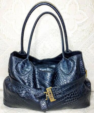 Torbe: Just Cavalli kožna sa hologramom Vrhunska brendirana torba od kože — 1