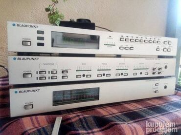 Pojačala i prijemnici: Blaupunkt snagaš, preamp i tjuner s početka '80ih, masivne, kvalitetne — 4