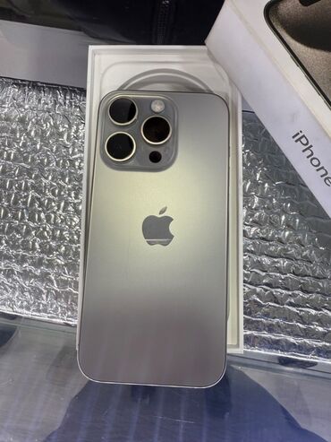 Apple iPhone: IPhone 15 Pro, 256 GB, Natural Titanium, Zəmanət, Simsiz şarj, Face ID — 4
