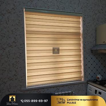 Pərdə və tüllər: Jalüz pərdə ucuz sok qiymətlər bizdə 2 ya 3 günərzində hazırlama — 13