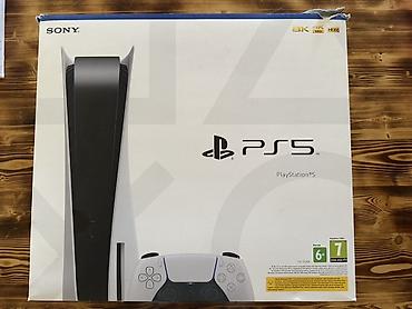 playstation 5 azn: Sony PlayStation 5 (Disk versiyası) – tam dəst Xüsusiyyətlər: - PS5 — 8