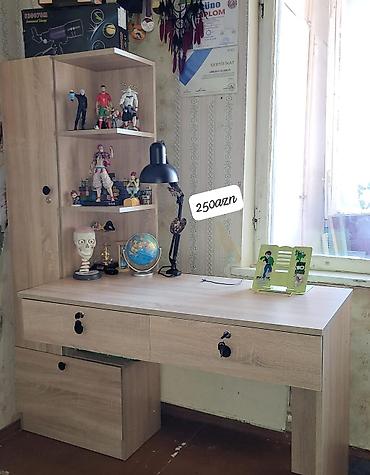 Düz masa, Stulsuz, Polkalı, Siyirməli, Teksturalı laminat