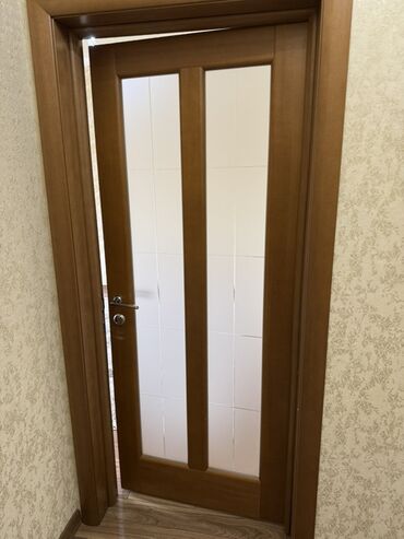 уличные качели садовые: Ички эшик айнек менен, Жыгач, Витраждуу терезелер, түсү - Күрөң