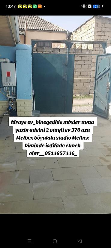 samaxida ev elanlari: 70 kv. m, 2 otaqlı, Kombi, Qaz, İşıq — 1