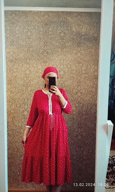 штапель таджикские платья: Повседневное платье, Осень-весна