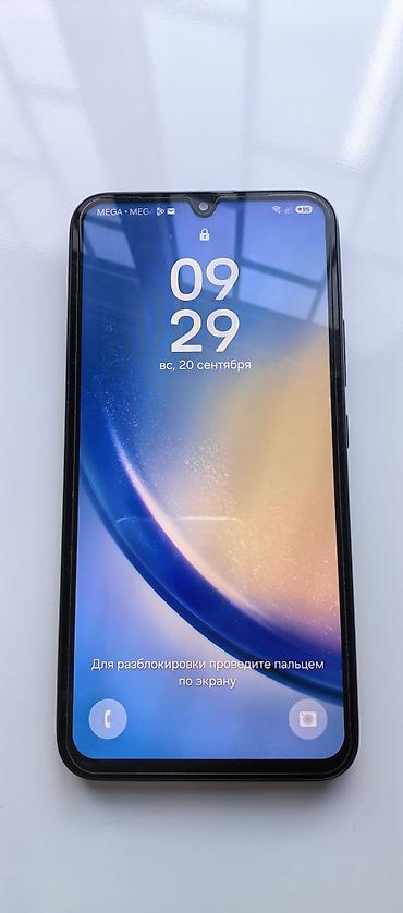egopad e24: Samsung Galaxy A34 5G, Новый, 128 ГБ, цвет - Черный, 1 SIM, 2 SIM, eSIM — 6