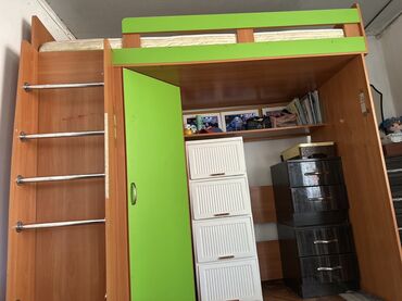 диван книжка раскладной: Балдар үчүн эки ярустуу, Табигый жыгач, түсү - Жашыл lalafo.kg да диван книжка раскладной: Балдар үчүн эки ярустуу, Табигый жыгач, түсү - Жашыл