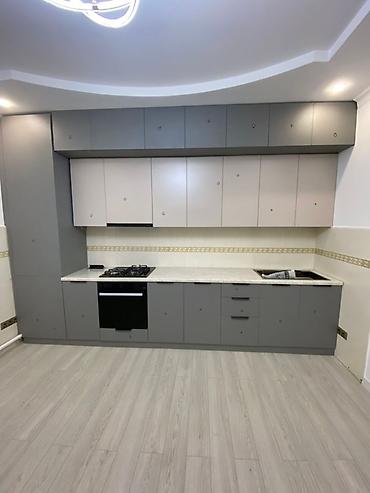 silver kitchen: Кухонный гарнитур, Новый, цвет - Бежевый, ДСП, Бесплатная доставка — 4