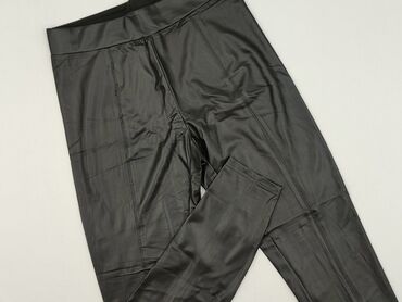 Amisu, Leggings Eco-leather for women, size S