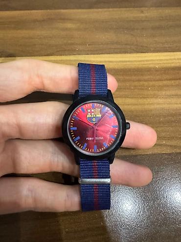 agilli saat: 🔵🔴 FC Barcelona azarkeşləri üçün xüsusi dizaynlı qol saatı! ⌚ Saat — 1