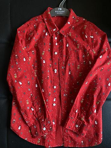 qar şalvarı: Uşaq köynəyi – H&M - Brend: H&M - Rəng: parlaq qırmızı - — 1