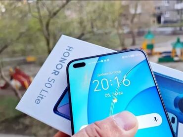 Samsung: Honor 50 Lite, Б/у, 256 ГБ, цвет - Синий, 2 SIM