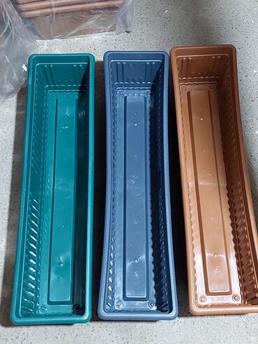 Bitkilər üçün dibçəklər: Dipçekler gül qabilar 30 sm 50 sm 70 sm 75 sm 85 sm 90 sm olculer var — 5