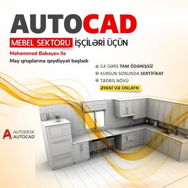 kompüter kursları: Компьютерные курсы | AutoCAD, ArchiCad | Очное, Онлайн, дистанционное, Индивидуальное