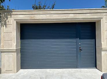 jaluz darvazalar: Yeni Qaraj darvazası, Jalüz, Avtomatik, rəng - Boz, Qapı ilə, Kredit var, Pulsuz quraşdırma, Pulsuz çatdırılma — 4
