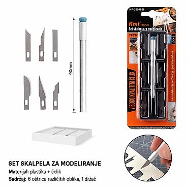 KMT Komada veštačka trava nož – set skalpela za modeliranje (7PCS)