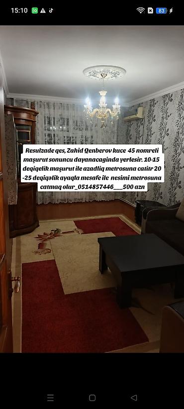 samaxi ev elanlari: Resulzade qes, Zahid Qenberov kuce 45 nomreli maşurut sonuncu — 1