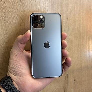 Apple iPhone: IPhone 11 Pro, Б/у, 256 ГБ, Space Gray, Чехол, 100 % — 1