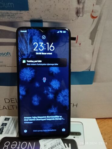 xiaomi note 8 pro qiymeti: Xiaomi Redmi Note 8 Pro, 64 GB, rəng - Göy, 
 İki sim kartlı