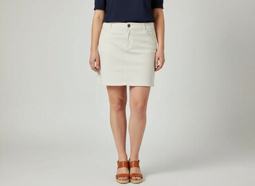 spódniczka z eko skóry czarne: CAMAIEU, Spódnica damska, rozmiar XL