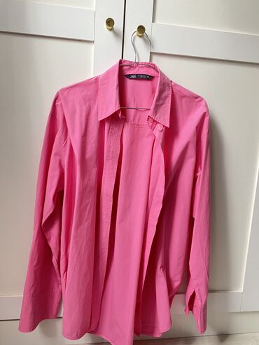 zhenskaya bluza s bantom: Zara, цвет - Розовый