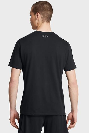 pull and: Мужская футболка, L, XL, M, Under Armour, Новый, цвет - Черный, Платная доставка, Самовывоз — 2