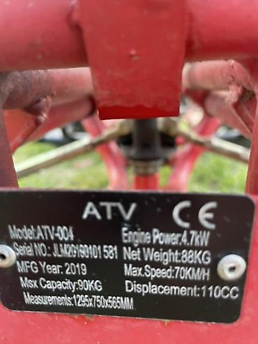 Zongshen: Kvad/ATV 110cc – sportski model - Benzinski četvorotaktni motor 110 — 7