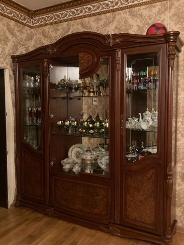 Распашной, 4 двери Прямой шкаф, Сервант
