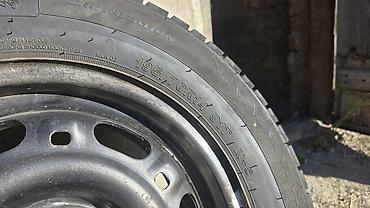 зимные шины фит: 2шт диски + резина - Размер шины: 195/70 R14 Зима .Ездила один сезон — 3