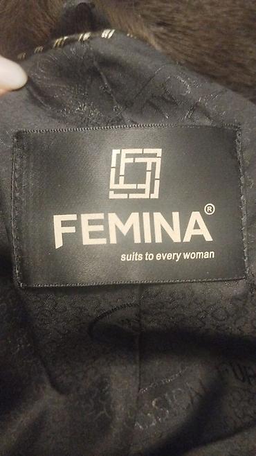 paltolar: FEMINA brendinin orijinal mink (Mustela vison) kürk palto-su. - Rəng — 2
