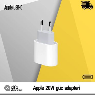Klaviaturalar: Model: Apple L'Adaptateur secteur USB-C 20 W Apple, yükləmə sürəti və
