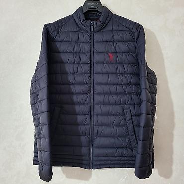 Куртки: Мужская куртка, L, Us Polo Assn, Б/у, цвет - Синий, Самовывоз, Платная доставка — 1
