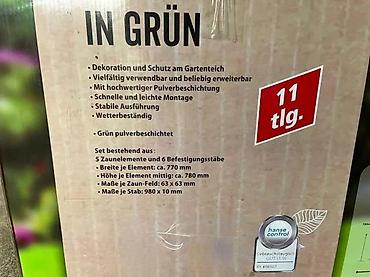 Baštenska dekoracija: Dekorativna baštenska ograda – komplet set cca 3,9 m - Tip — 13