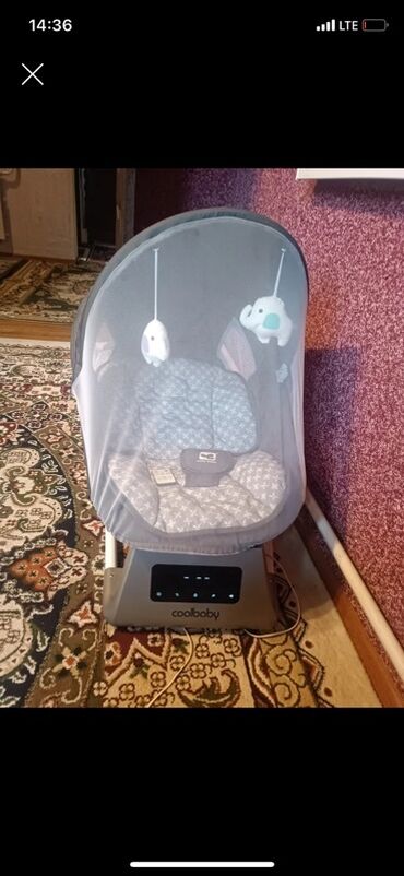 качели подвесные садовые: Электрическая детская качеля-люлька Coolbaby - Тип: напольная