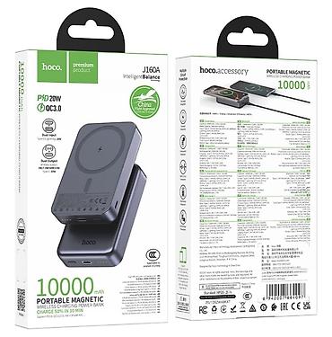 повербанк с максейф: HOCO магнитный внешний аккумулятор (MagSafe Power Bank) - Емкость — 8