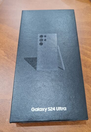 Samsung: Samsung Galaxy S24 Ultra, 256 GB, rəng - Qara, Sensor, Barmaq izi, İki sim kartlı