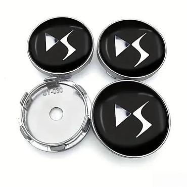 skuteri 200 kubika: ČEPOVI POKLOPCI ZA FELNE CITROEN DS 60 MM / 56 MM - CRNI | — 1