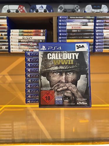 video dvd: Call of Duty WW2-PS4 diski Oyun diski tam işlək vəziyyətdədir, heç bir — 1