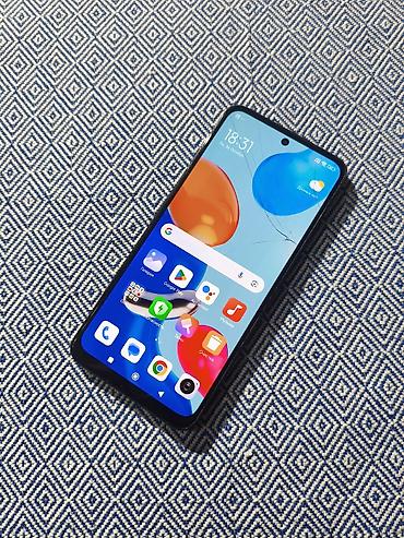redmi 6: Redmi, Redmi Note 11, Б/у, 128 ГБ, цвет - Черный, 2 SIM — 3