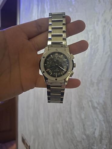 qol saatlari: Hublot tərzində avtomatik qol saatı - Korpus: paslanmayan poladdan — 9