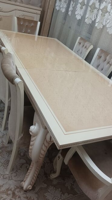 Qonaq otağı dəstləri: Komod, Masa və oturacaqlar, Servant — 7