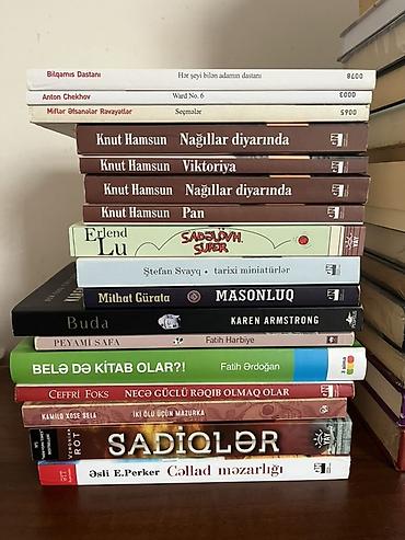 Bədii ədəbiyyat: Yeni və ikinci əl kitablar. Qiymət 2m-dan başlayaraq. 90% əla -da lalafo.az — 7 Bədii ədəbiyyat: Yeni və ikinci əl kitablar. Qiymət 2m-dan başlayaraq. 90% əla — 7
