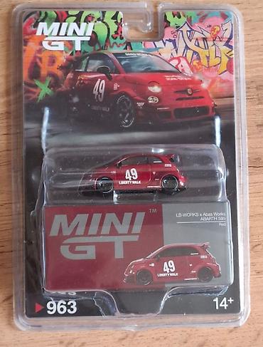 dvd disk: Mini GT 1:64 miqyaslı die-cast model avtomobil Model: LB-WORKS x Abas — 2
