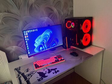monitor satisi: Full setup satilir stol qarisiq tecili.ozum hisse hisse alib yigmiwam