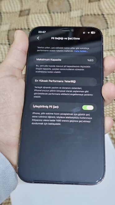 Apple iPhone: IPhone 12 Pro Max, 256 GB, Pacific Blue, Face ID — 7