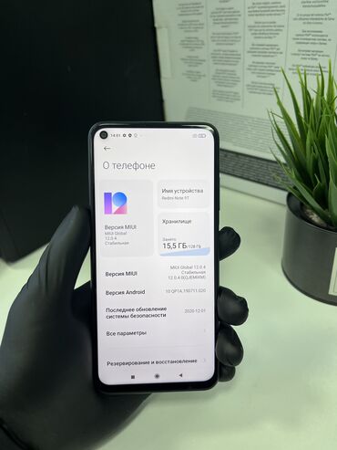 Apple iPhone: Redmi, Redmi Note 9T, Б/у, 128 ГБ, цвет - Серый, 2 SIM