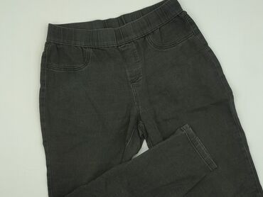 Women: Beloved, Material trousers for women, size L (EU 40)