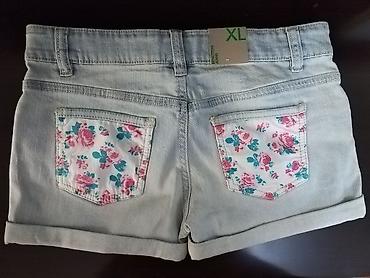 sort: Uşaq cins şortu - Brend: Benetton Jeans (etiketdə “Romantic Young” — 2