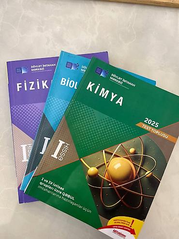 Testlər: DİM 2025 Test Topluları – Kimya, Biologiya, Fizika (I hissə) Məhsul — 1